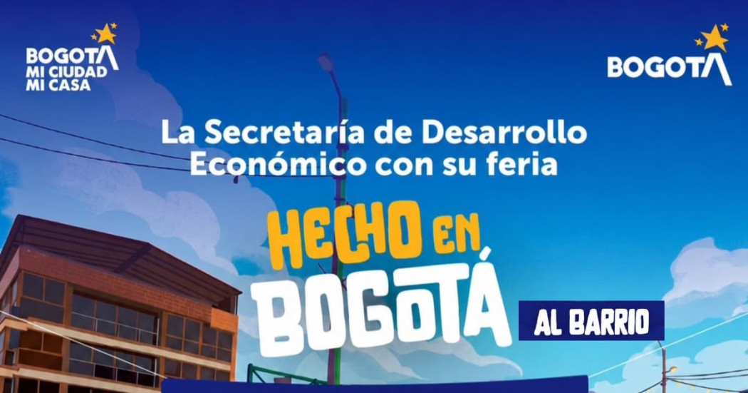 Foto de invitación a la feria de 'Hecho en Bogotá' en parque El Country Sur.