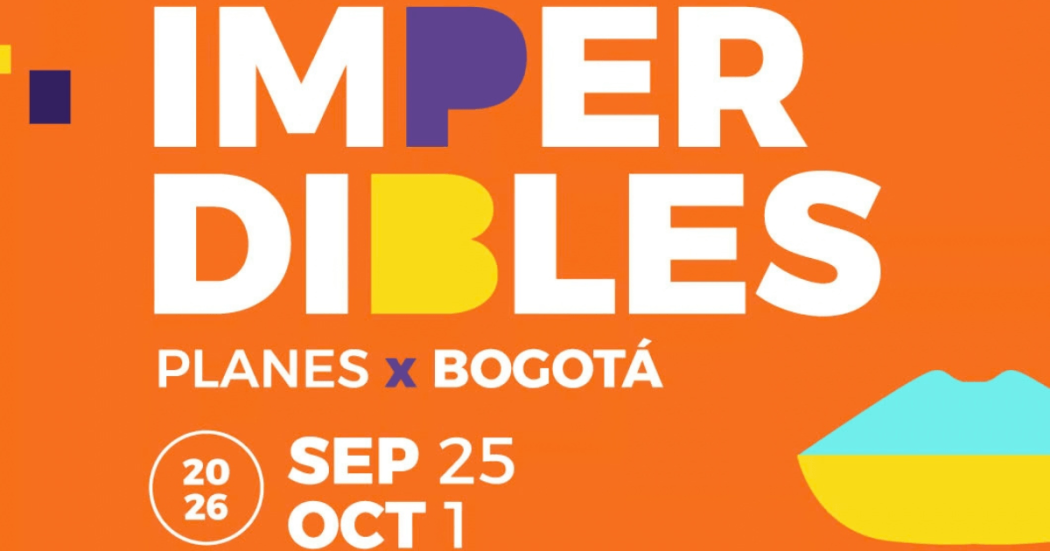 Imagen en letras Imperdibles Bogotá