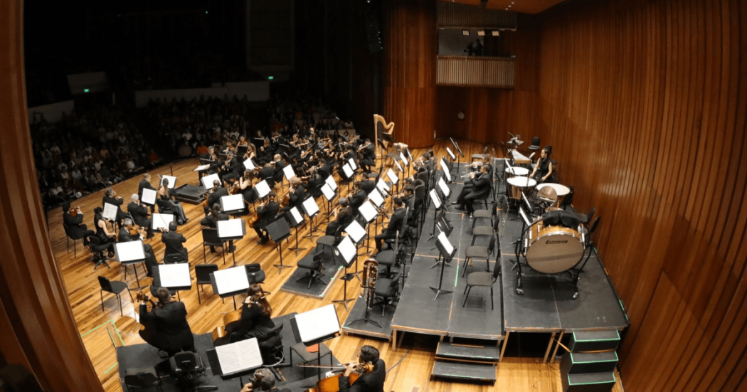 Imagen de Filarmónica de Bogotá en el Auditorio León de Greiff UNAL.