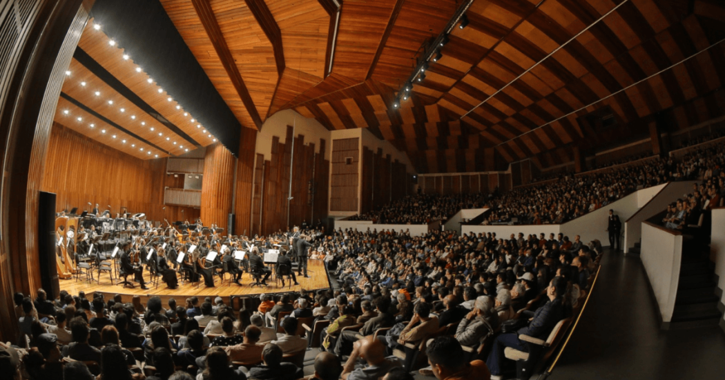 Imagen de la Filarmónica de Bogotá en concierto