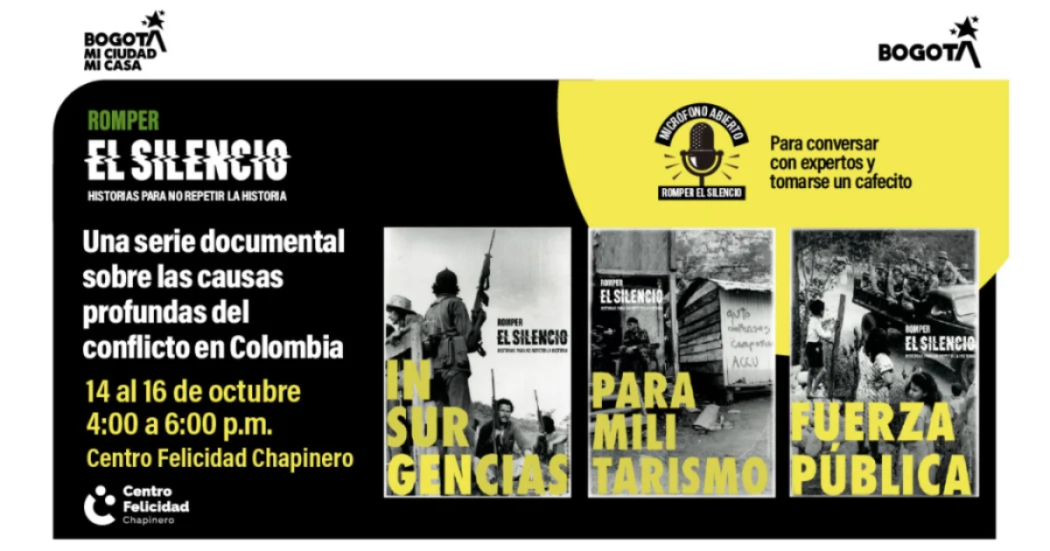 Imagen del cartel promocional de la proyección del documental en el CEFE Chpinero.
