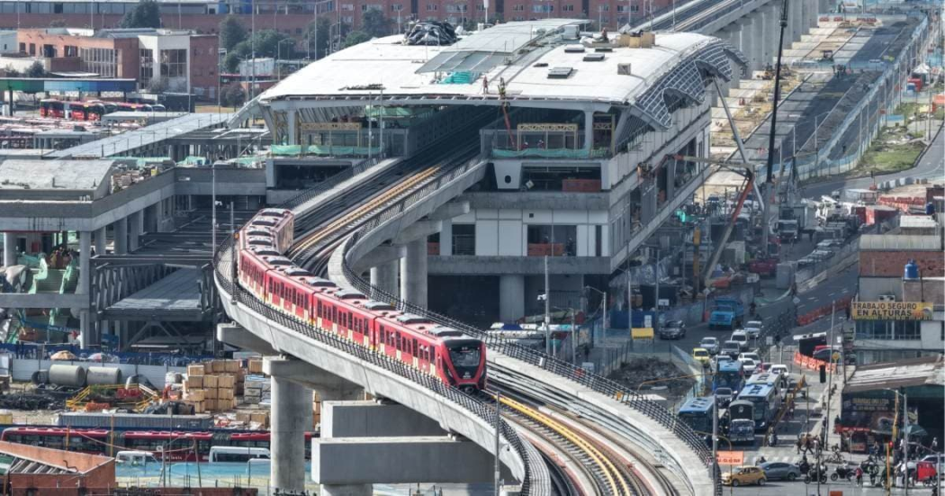 Foto de uno de los trenes del Metro.