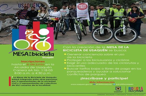 Últimos días de inscripciones a la Mesa Local de la Bicicleta en Usaquén