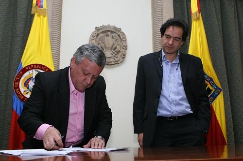 Oscar Sánchez alcalde (E) de Bogotá