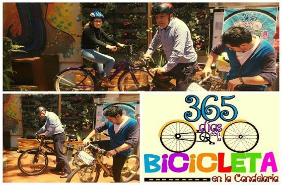 Con ciclo paseo familiar administración local inicia estrategia '365 días con la bicicleta en La Candelaria' 