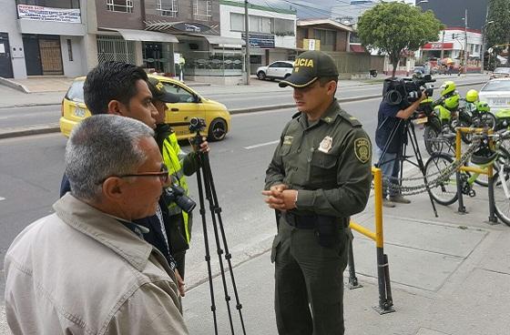 Policía de Turismo - Foto: Oficina de Prensa Policía Metropolitana de Bogotá