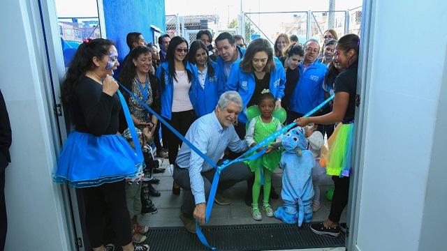 Entrega del jardín infantil Rueda de Colores que beneficia a 235 niños -  Foto: Comunicaciones Alcaldía 