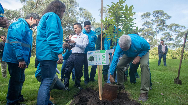 Alcalde Peñalosa dio inicio a la 'Megaplantatón' en Bogotá - Foto: Alcaldía de Bogotá