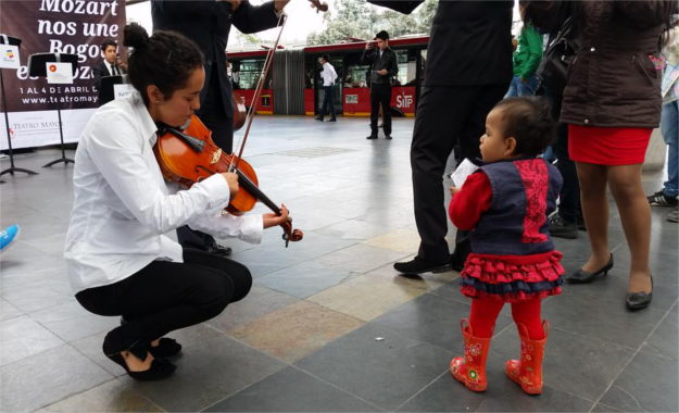 Trasnmilenio se une al festival "Bogotá es Mozart"