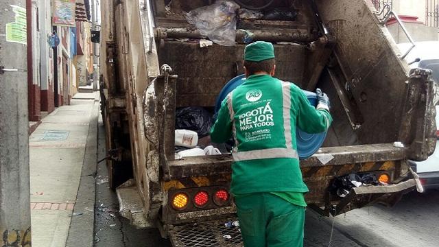 Recolección de residuos en Bogotá - Foto: Comunicaciones Alcaldía Bogotá 