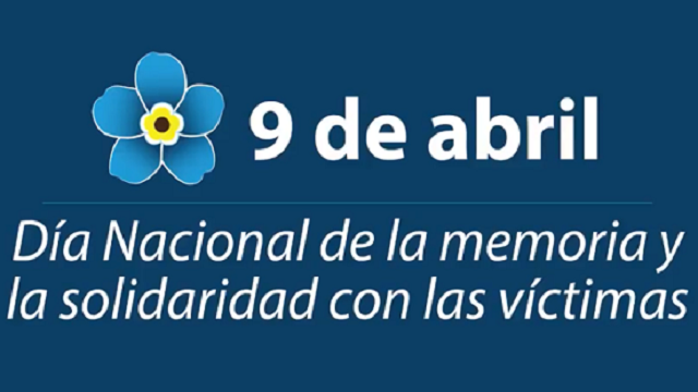 El 9 abril se conmemora a las víctimas.