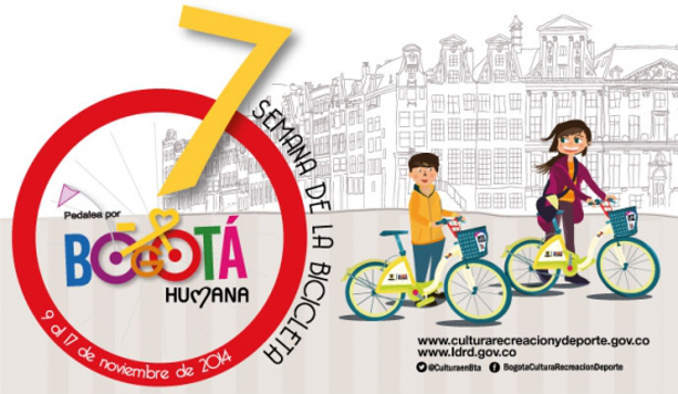 Afiche semana de la bicicleta