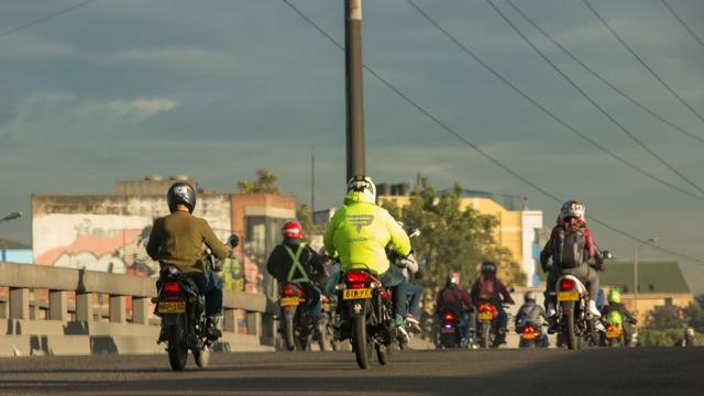 Motociclistas. Foto: Alcaldía Mayor