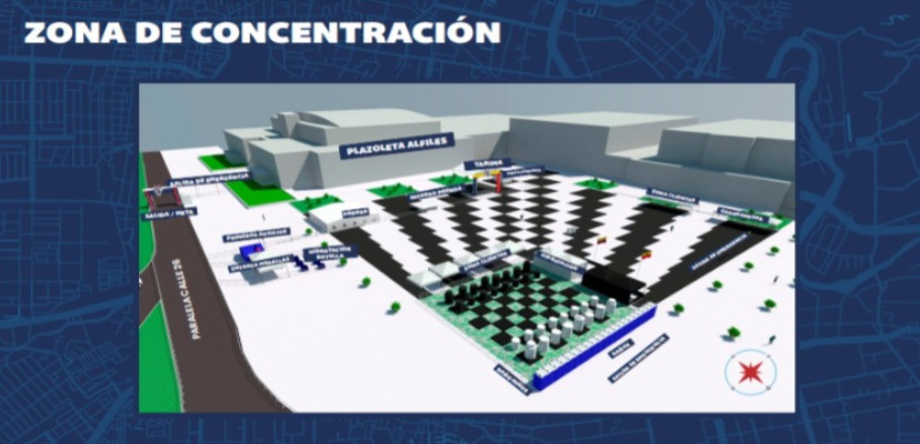 Zona de concentración. Imagen de Bimbo. 