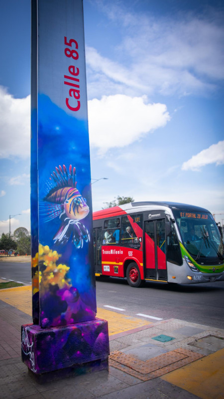 TransMilenio evoca la flora y fauna para dar la bienvenida a usuarios