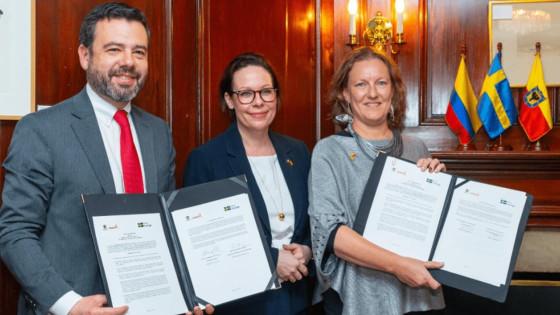 Bogotá and Sweden signed an agreement to build a biogas pilot plant