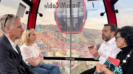Alcalde de Bogotá y representantes de Austria recorrieron TransMicable