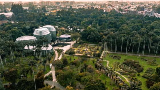Panorámica Jardín Botánico de Bogotá. 