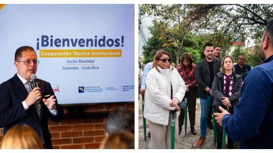 Foto de visita de delegación internacional