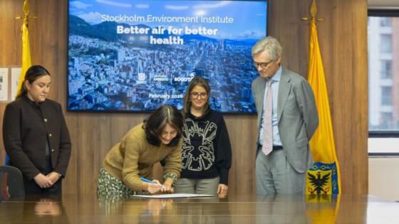 Bogotá renews cooperation with SEI to strengthen air monitoring 2026