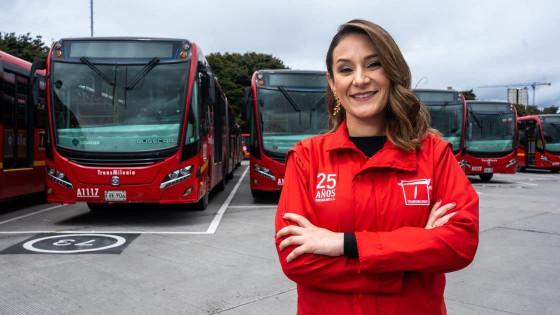 Foto de la gerente de TransMilenio