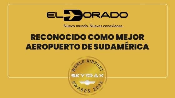 Aeropuerto El Dorado Bogotá reconocido como mejor de Sudamérica 2026