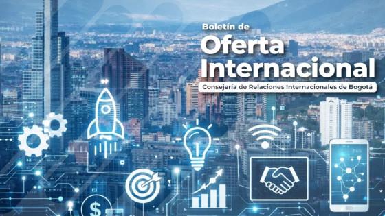 Foto panorámica de Bogotá.