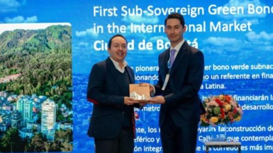 Bogotá wins second international award 2026 for its green bond