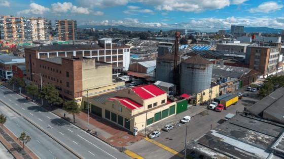Foto panorámica de una zona de Actuación Estratégica ZIBo de Bogotá.