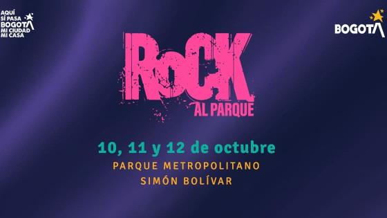 Imagen oficial del Festival Rock al Parque 2026.