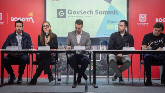 Imagen del lanzamiento Bogotá sede del Govtech Summit.