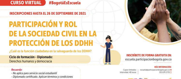 Invitación a la Participación y rol de la sociedad civil en la protección de lo DDHH