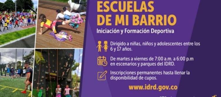 Imagen del programa escuelas de mi barrio