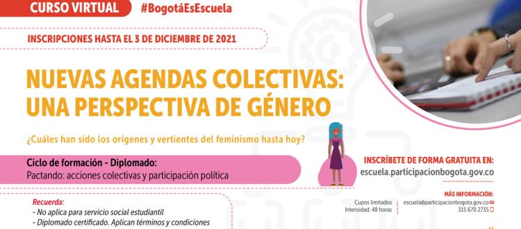 Imagen curso Nuevas agendas colectivas: una perspectiva de género