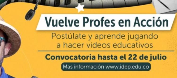 Curso de creación de videos educativos para docentes de Bogotá 
