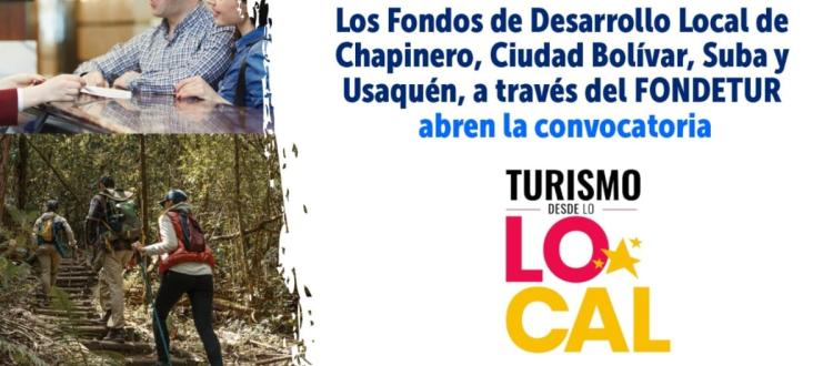 'Turismo Desde Lo Local' nueva convocatoria abierta liderada por el IDT