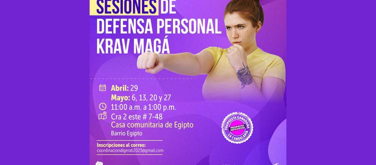 Sesión de defensa personal Krav Magá para mujeres este 29 de abril ¡Inscríbete!