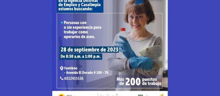 Apúntate A La Feria De Empleo Este 28 De Septiembre | Bogota.gov.co