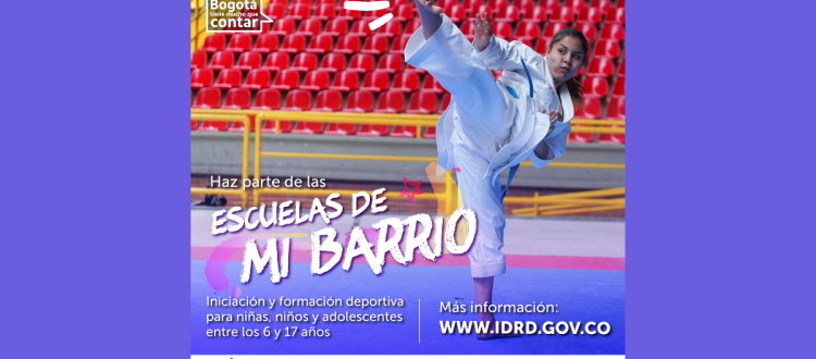 Inscríbete ahora: practica el deporte que más quieras con Escuelas de Mi Barrio