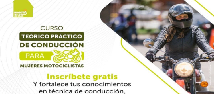 Curso de conducción de moto - Foto Secretaría de Movilidad