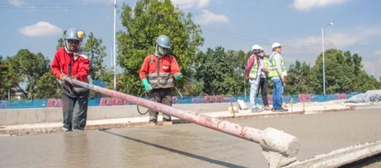 Personas de construcción Foto: IDU