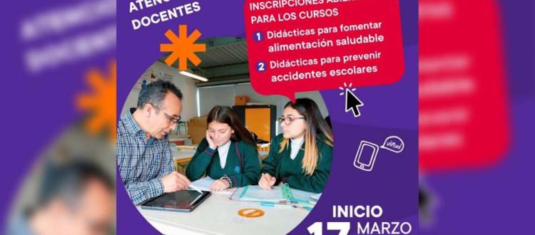 Docente y estudiantes - Foto Secretaría de Educación