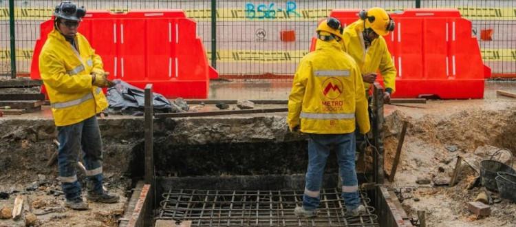 Empleados de Metro - Foto: Alcaldía Mayor de Bogotá - Juan Pablo Bello.