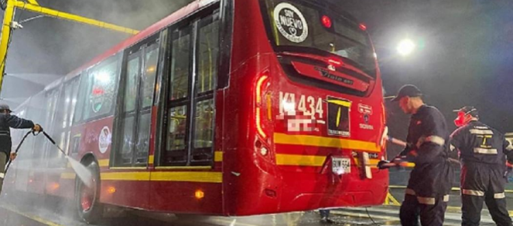 Bus TransMilenio Foto: TransMilenio