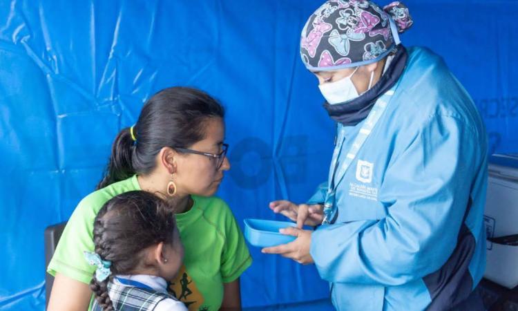 Plan de vacunación de niñas y niños en Bogotá tercera jornada de 2023 