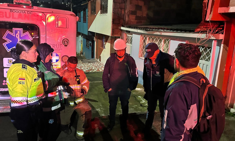 Deslizamientos en Bogotá durante temporada de lluvias en localidades