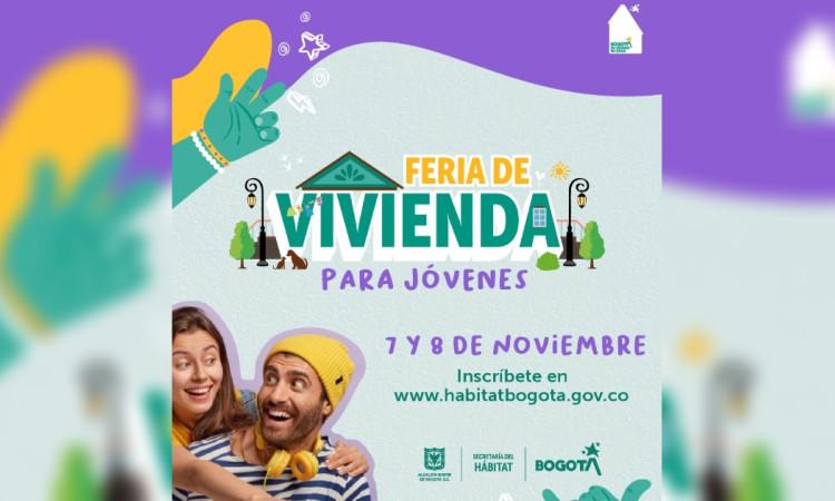 Primera Feria de vivienda para jóvenes de Bogotá por la Sec. Hábitat 