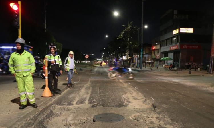 Intervención de huecos en Bogotá: IDU y grupos de moteros se unen 