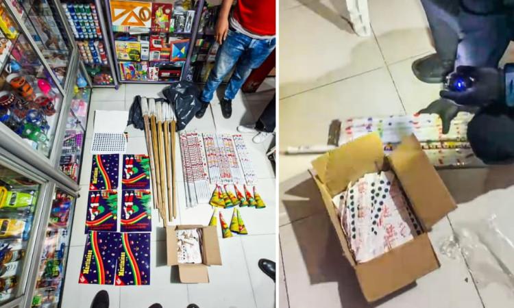 4.880 unidades de pólvora incautada en Diana Turbay al sur de Bogotá