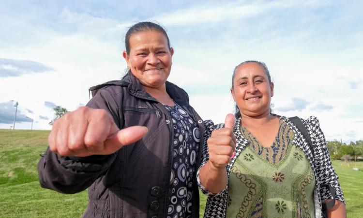 Mujeres beneficiarias del proyecto Comunidades Energéticas